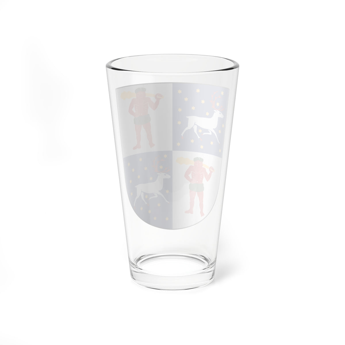 Norrbotten län vapen (Sweden) (Coat of Arms) Pint Glass 16oz