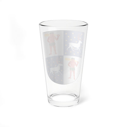 Norrbotten län vapen (Sweden) (Coat of Arms) Pint Glass 16oz