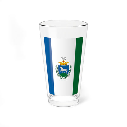 Flag of Lorev variant (Hungary) Pint Glass 16oz