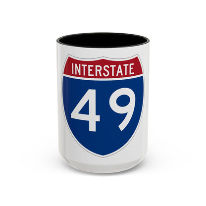 Interstate 49 (U.S. Highways) Accent Coffee Mug