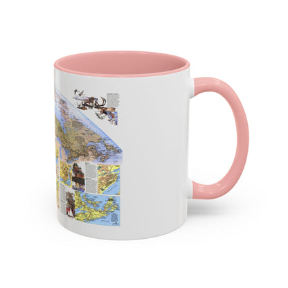 Canada - Vacationlands (1985) (Map) Accent Coffee Mug