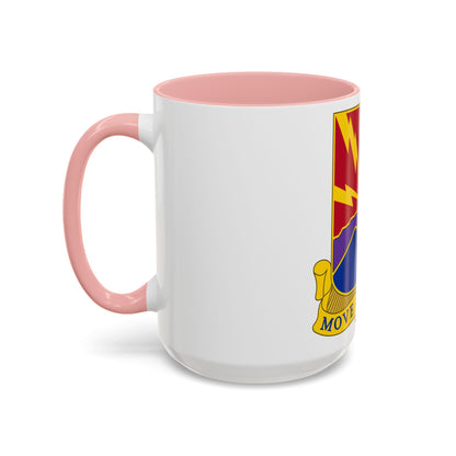 593rd Field Artillery Battalion (U.S. Army) Accent Coffee Mug