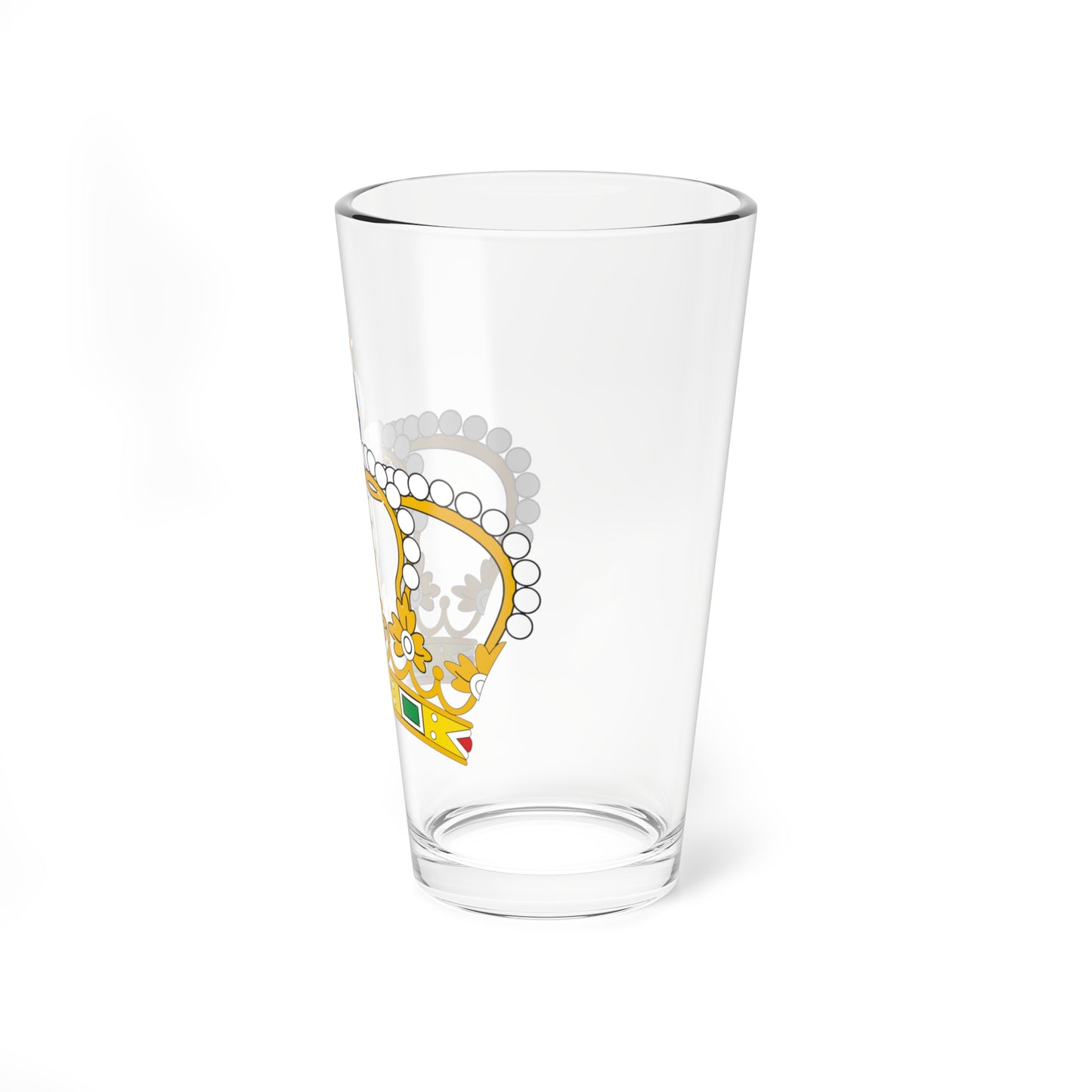 Coroa Real Fechada - cinco arcos - Portugal (Portugal) (Coat of Arms) Pint Glass 16oz