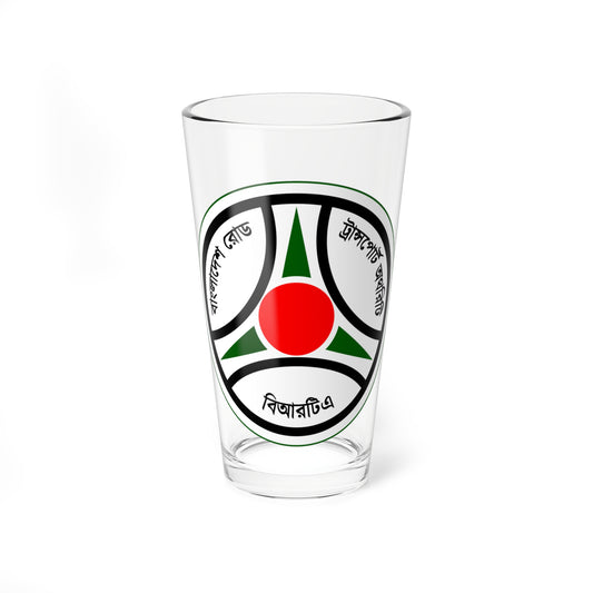 Emblem of Bangladesh Road Transport Authority BRTA (Bangladesh) (Coat of Arms) Pint Glass 16oz
