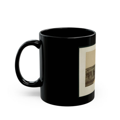 Brady's Incidents Of The War. (Fort Richardson Va.) Camp 1st. Conn Artilery Sic, Col. R.O. Tyler (U.S. Civil War) Black Coffee Mug