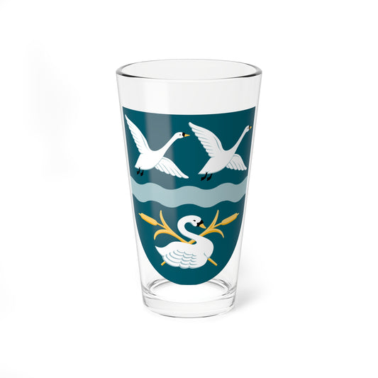 Vallensbæk Kommune coa (Denmark) (Coat of Arms) Pint Glass 16oz