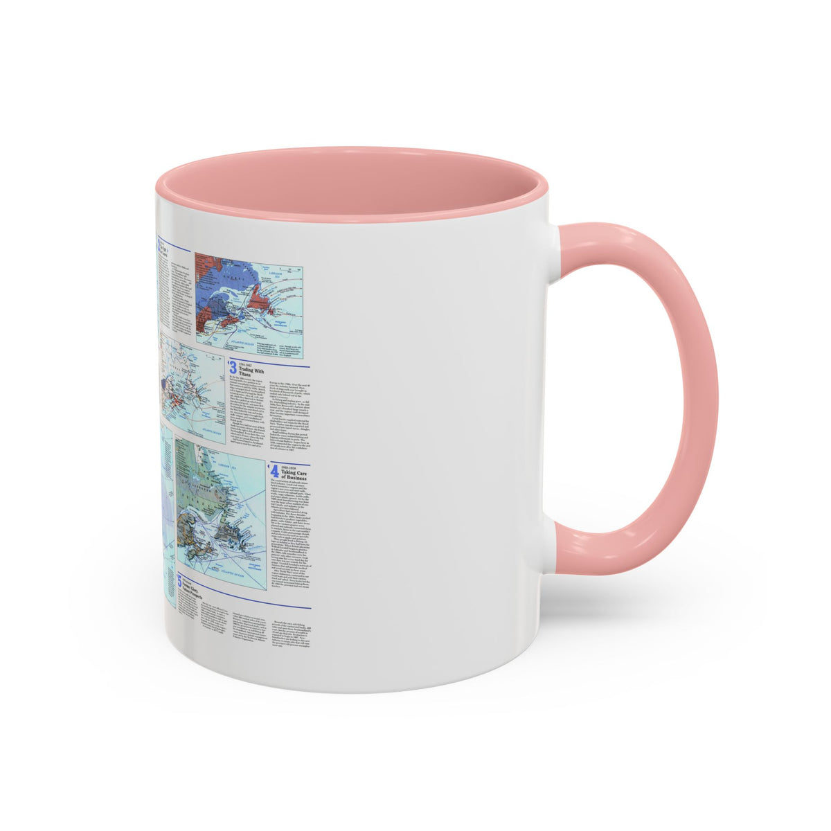 Canada - Atlantic 2 (1993) (Map) Accent Coffee Mug