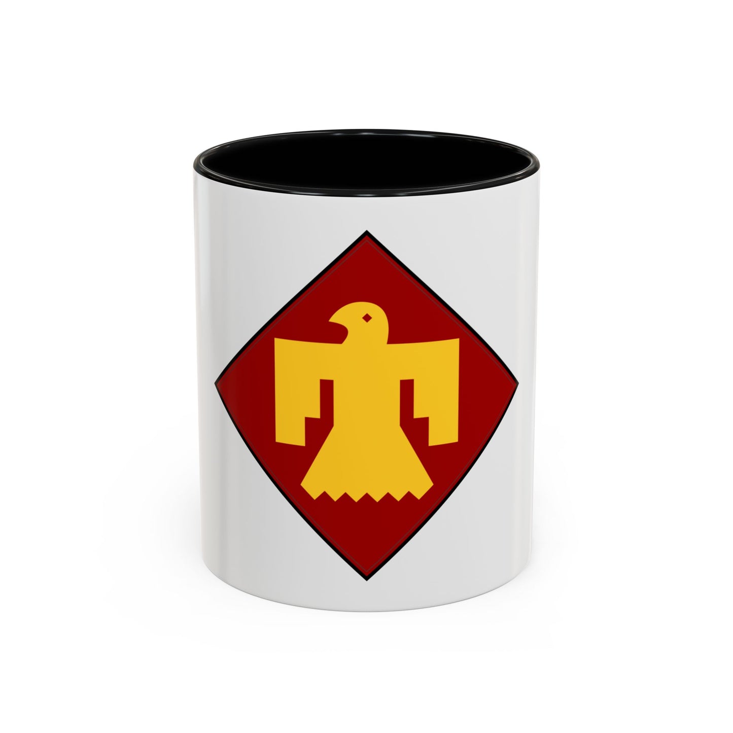 45th Infantry insignia thunderbird (U.S. Army) Accent Coffee Mug