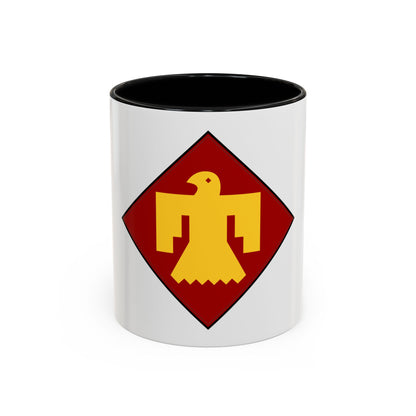 45th Infantry insignia thunderbird (U.S. Army) Accent Coffee Mug