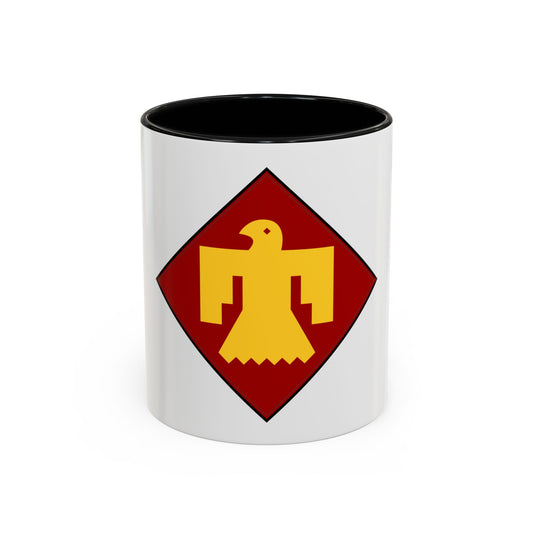 45th Infantry insignia thunderbird (U.S. Army) Accent Coffee Mug