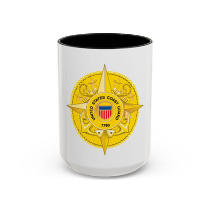 Commandant Staff (U.S. Coast Guard) Accent Coffee Mug