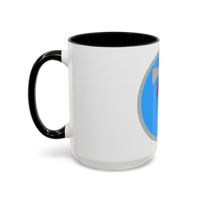 XIX Corps 1 (U.S. Army) Accent Coffee Mug