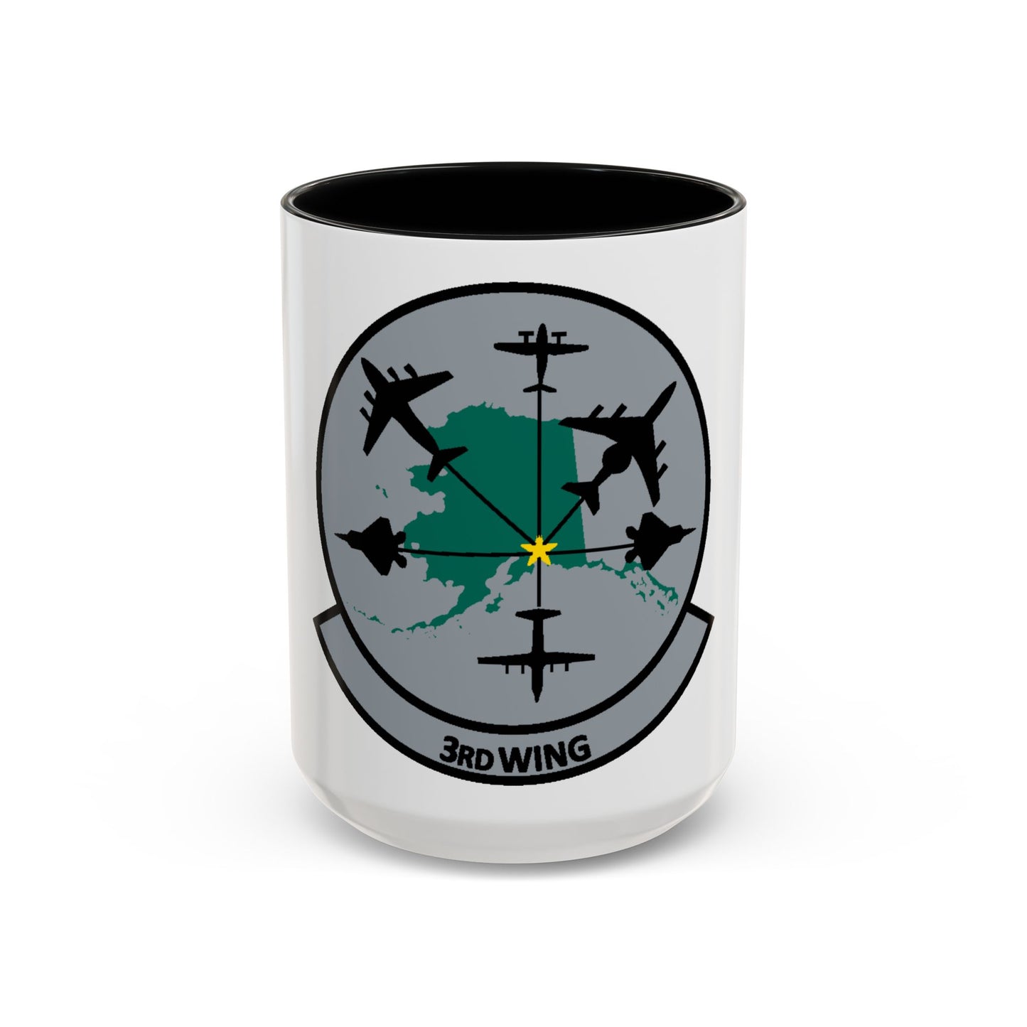 3rd Wing v2 (U.S. Air Force) Accent Coffee Mug