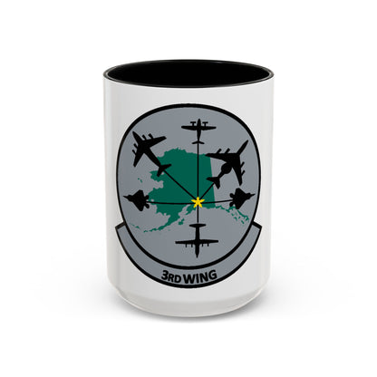 3rd Wing v2 (U.S. Air Force) Accent Coffee Mug