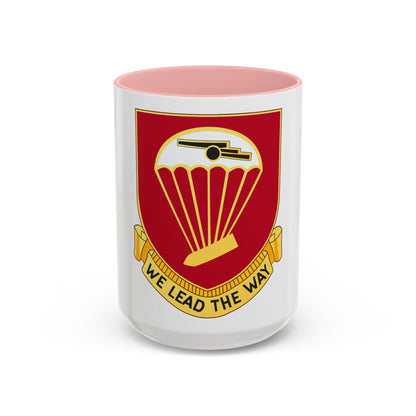 456th Airborne Field Artillery Battalion (U.S. Army) Accent Coffee Mug