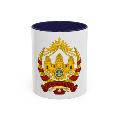 Coat of arms of the Khmer Republic - Accent Coffee Mug