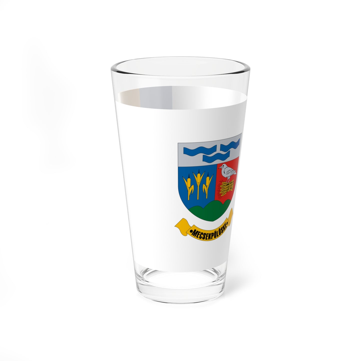 Flag of Mecsekpoloske (Hungary) Pint Glass 16oz