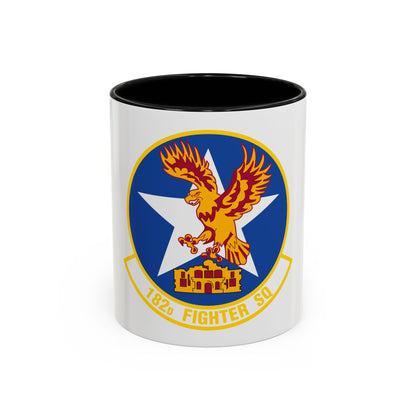 182 Fighter Squadron (U.S. Air Force) Accent Coffee Mug
