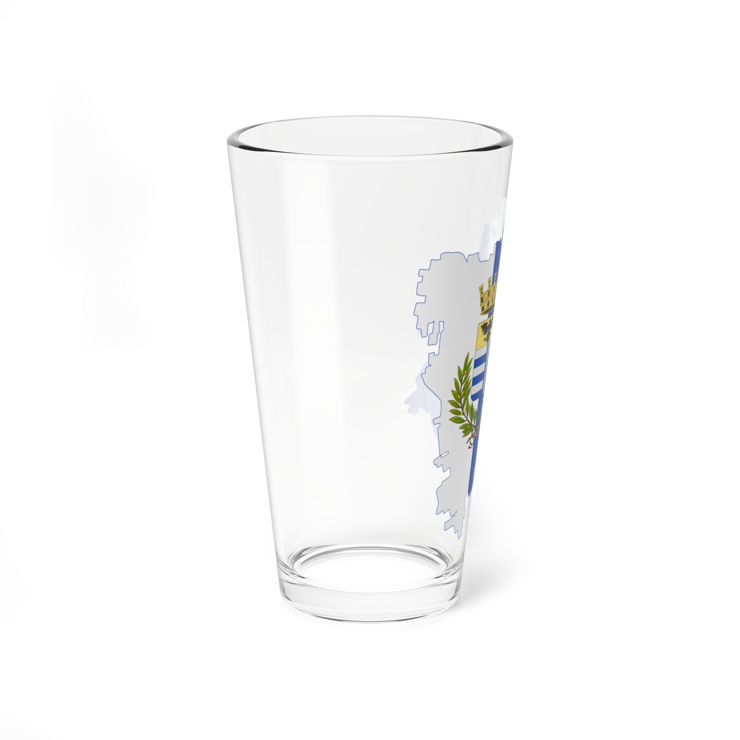 Flag map of Corbetta (Italy) Pint Glass 16oz