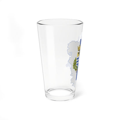 Flag map of Corbetta (Italy) Pint Glass 16oz