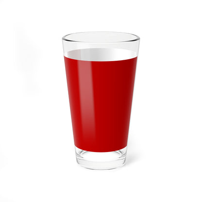 Flag of Abu Dhabi (United Arab Emirates) Pint Glass 16oz