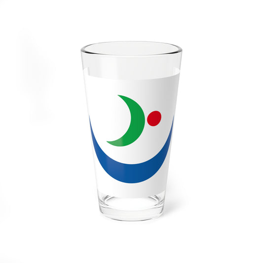 Flag of Katagami Akita (Japan) Pint Glass 16oz