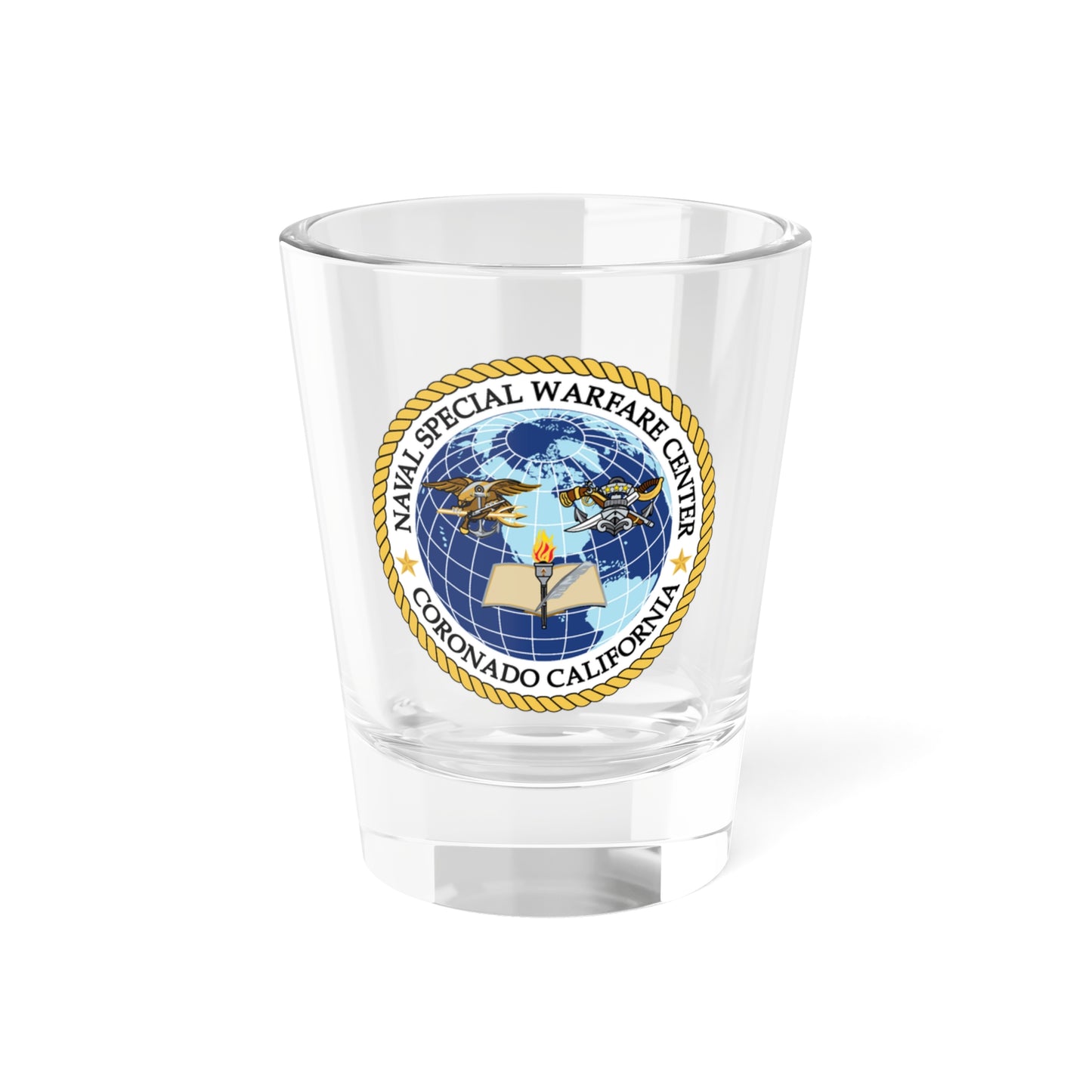 Naval Special Warfare Center Coronado CA (U.S. Navy) Shot Glass 1.5oz