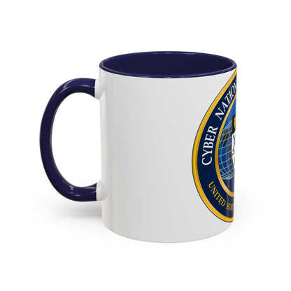 Cyber National Mission Force (U.S. Army) Accent Coffee Mug