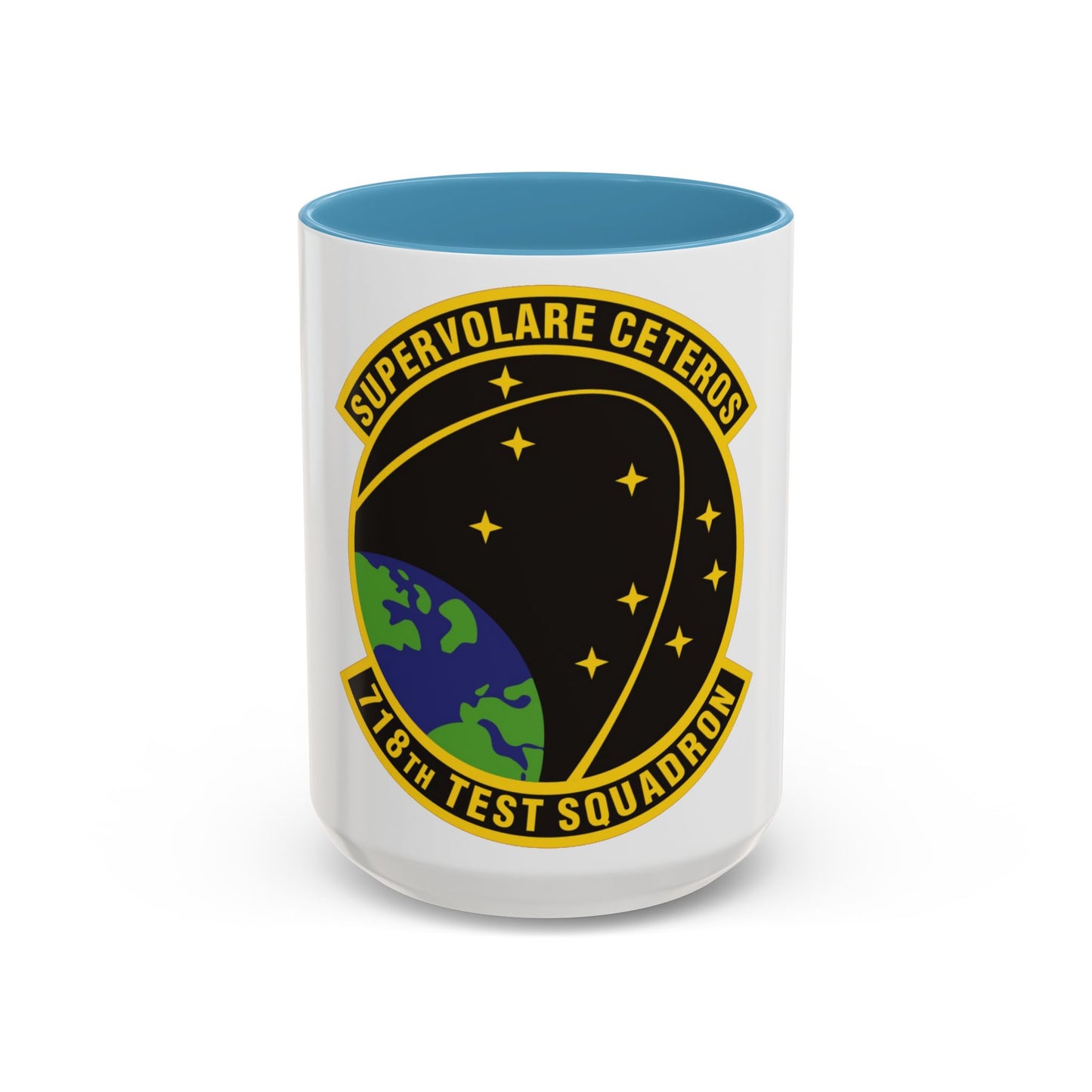 718th Test Squadron (U.S. Air Force) Accent Coffee Mug