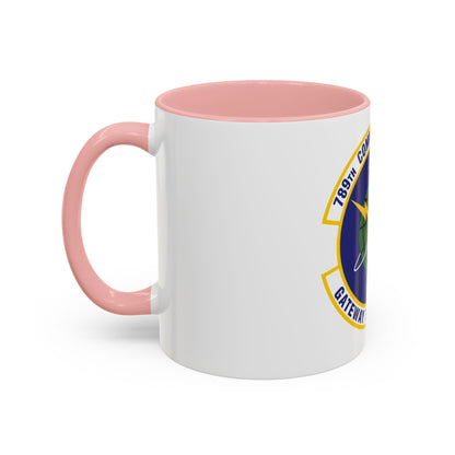 789th Communications Squadron (U.S. Air Force) Accent Coffee Mug