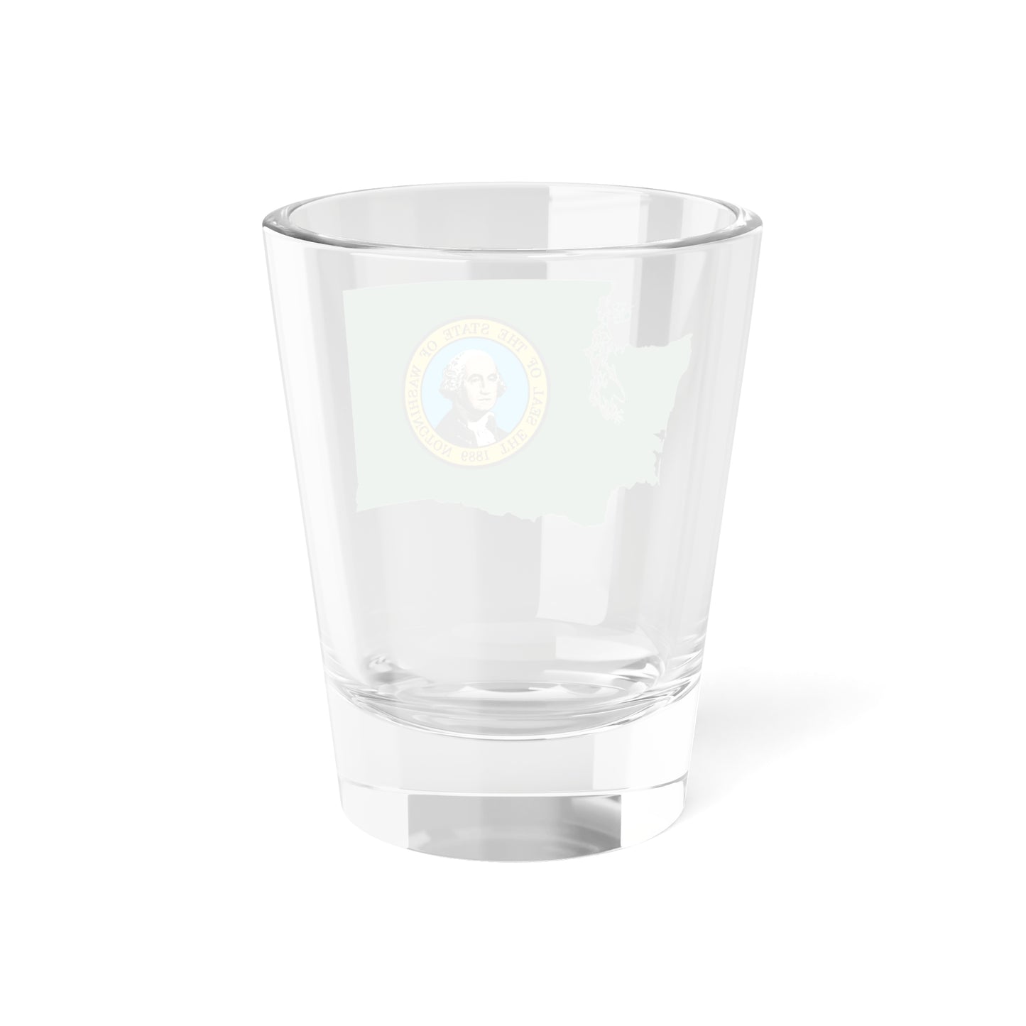 Flag map of Washington (United States) Shot Glass 1.5oz