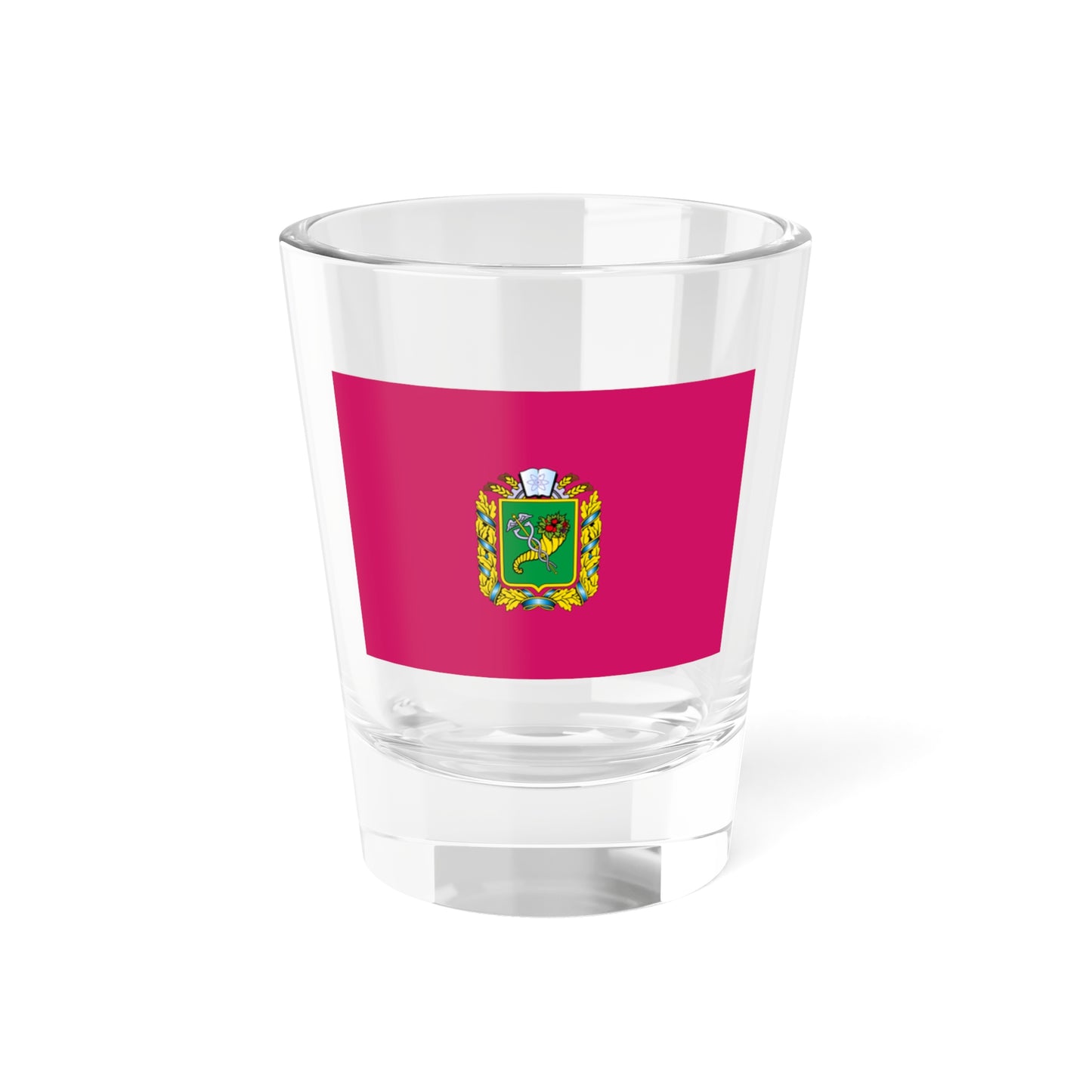 Flag of Kharkiv Oblast Ukraine - Shot Glass 1.5oz