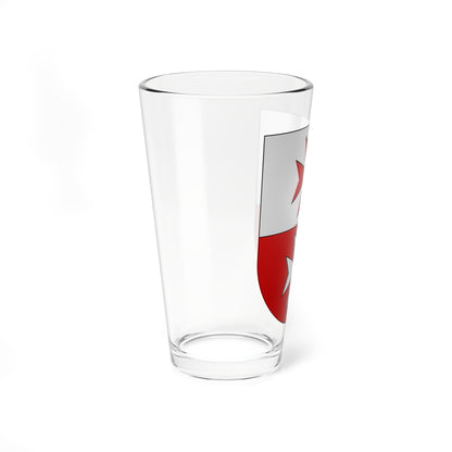 La Chaux-coat of arms (Switzerland) (Coat of Arms) Pint Glass 16oz