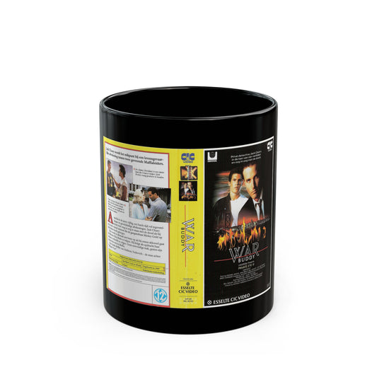 WAR BUDDY (VHS COVER) - Black Coffee Mug