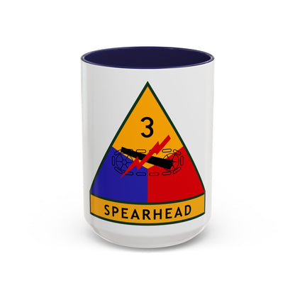 3rd Armored Division (U.S. Army) Accent Coffee Mug