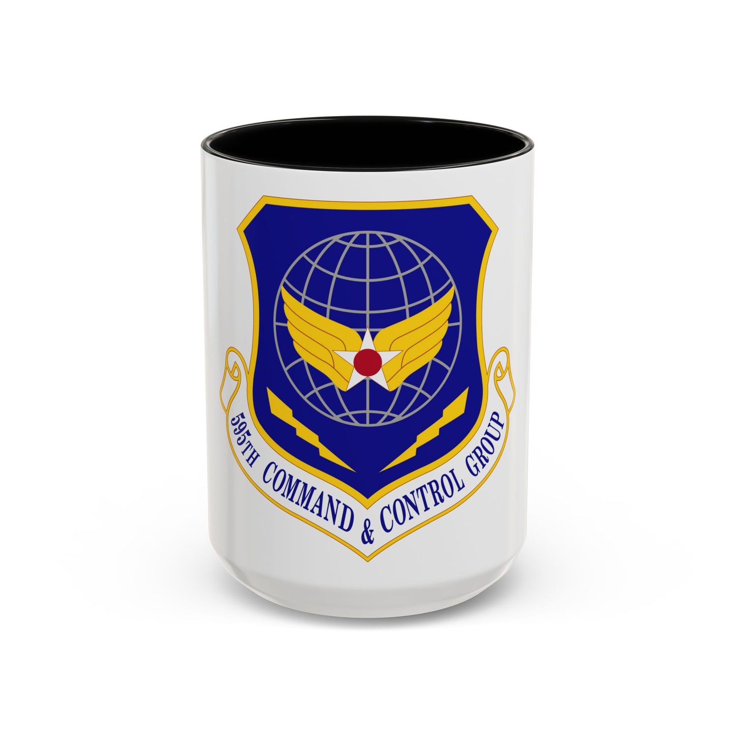 595 Command and Control Group AFSPC (U.S. Air Force) Accent Coffee Mug