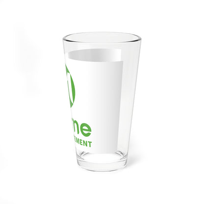Flag of the Department of Marne (France) Pint Glass 16oz