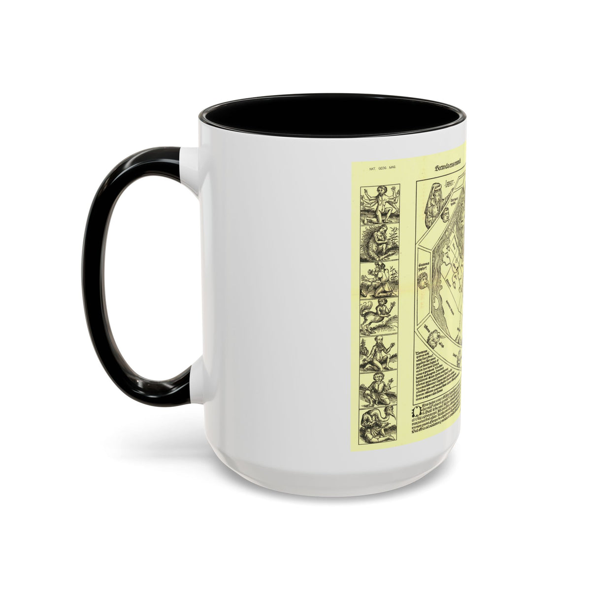 Chronicon Nurembergense Map (1493) (Map) Accent Coffee Mug