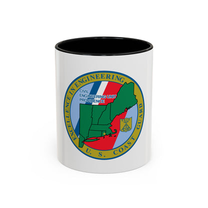 USCG Civil Engineering Unit Providence (U.S. Coast Guard) Accent Coffee Mug