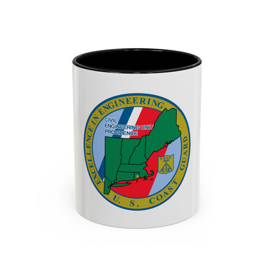 USCG Civil Engineering Unit Providence (U.S. Coast Guard) Accent Coffee Mug