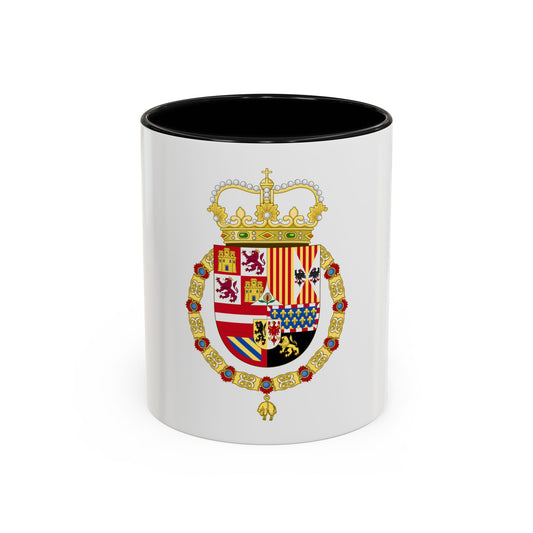 Coat of Arms of Charles II of Spain (1668-1700) - Accent Coffee Mug
