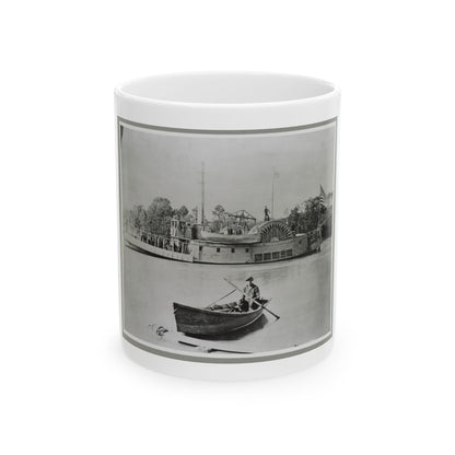 River Gunboat (U.S. Civil War) White Coffee Mug