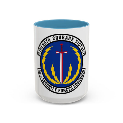 35 Security Forces Squadron PACAF (U.S. Air Force) Accent Coffee Mug