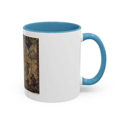 Map of Discovery- Eastern Hemisphere (1928) (Map) Accent Coffee Mug