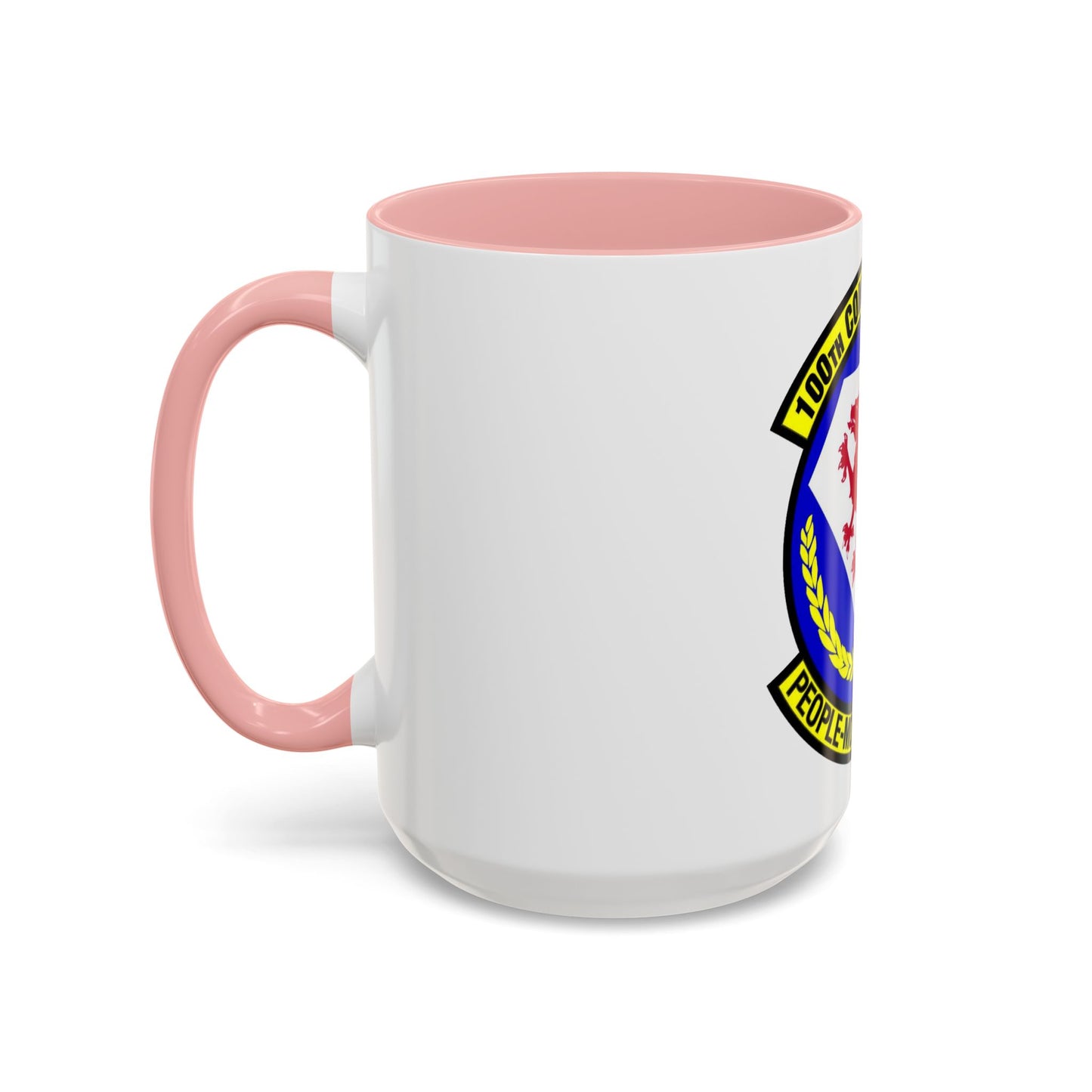 100 Comptroller Squadron USAFE (U.S. Air Force) Accent Coffee Mug