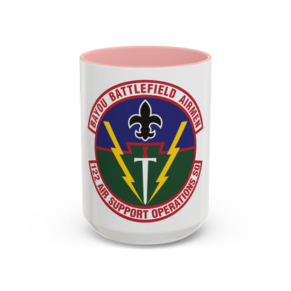 122d Air Support Operations Squadron (U.S. Air Force) Accent Coffee Mug