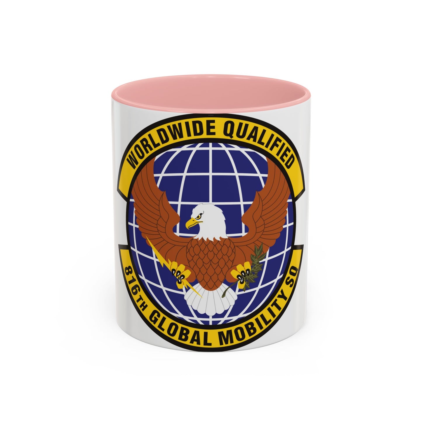 816th Global Mobility Squadron (U.S. Air Force) Accent Coffee Mug