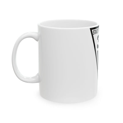WIS 34 1919 (Wisconsin) (Road Sign) White Coffee Mug-Go Mug Yourself
