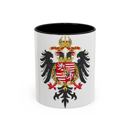 Greater Coat of Arms of Ferdinand I, Holy Roman Emperor - Accent Coffee Mug