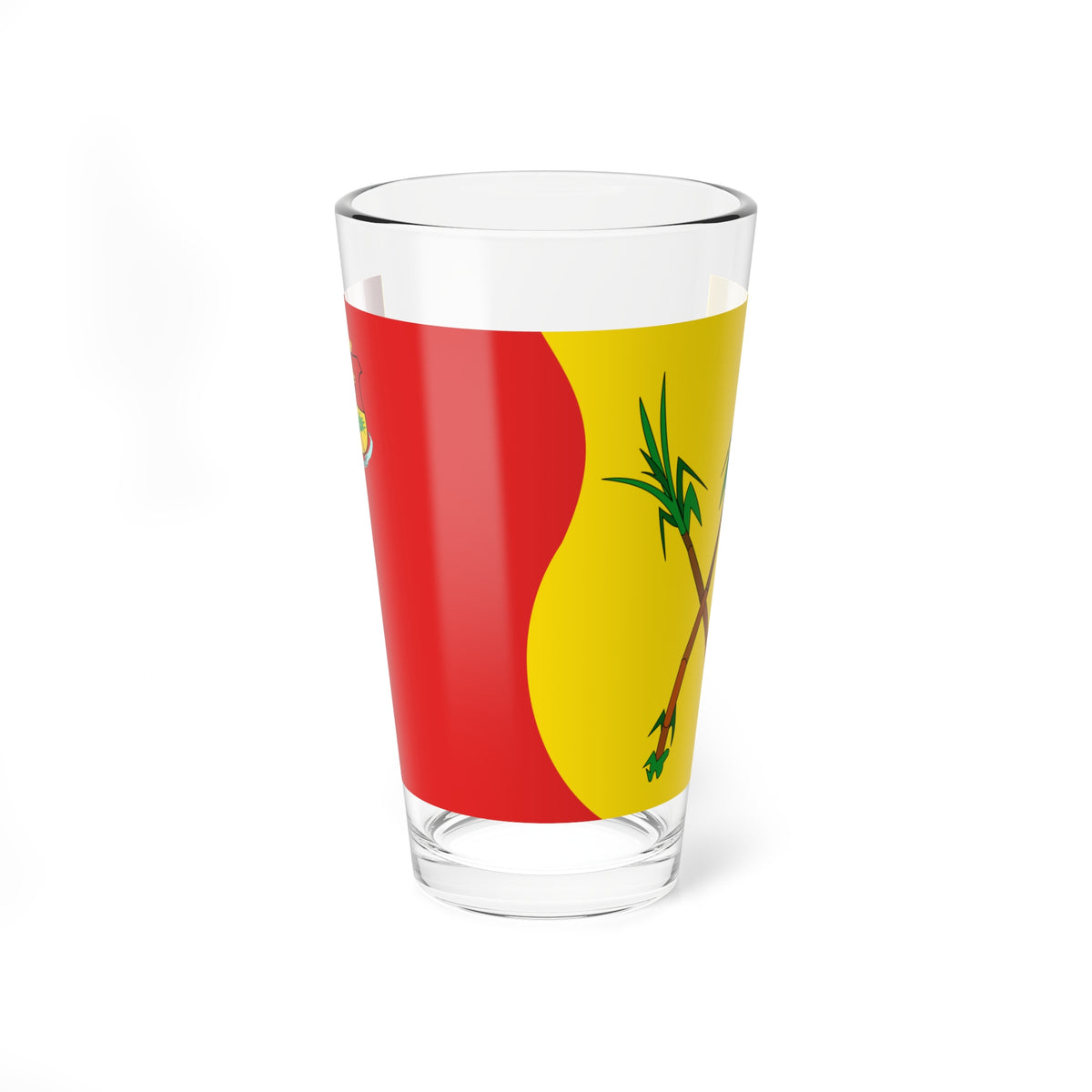 Bandera del Municipio Campo Elias (Venezuela) Pint Glass 16oz